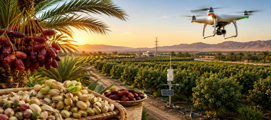 Smart agriculture and its impact on the export of dates and pistachios